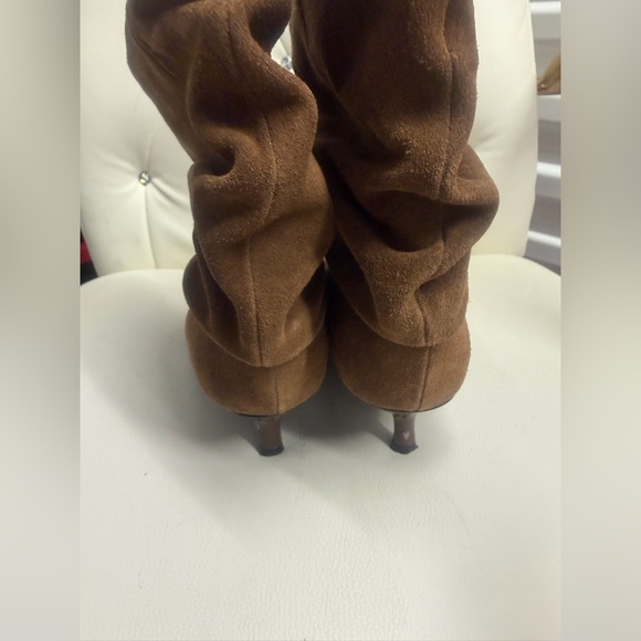🔥🔥Zara kitten Brown Suede Ankle Boots - Picture 7 of 10